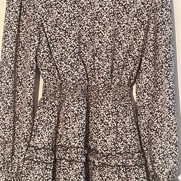 LOVERICHE Long Sleeve Ruffle Dress SZ L - Picture 4 of 6